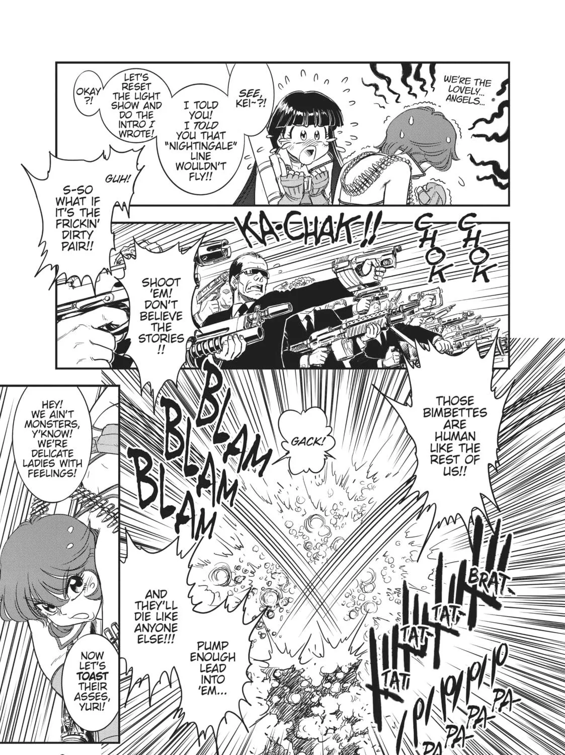 Read Dirty Pair chapter 1 image 8 on Lezhin