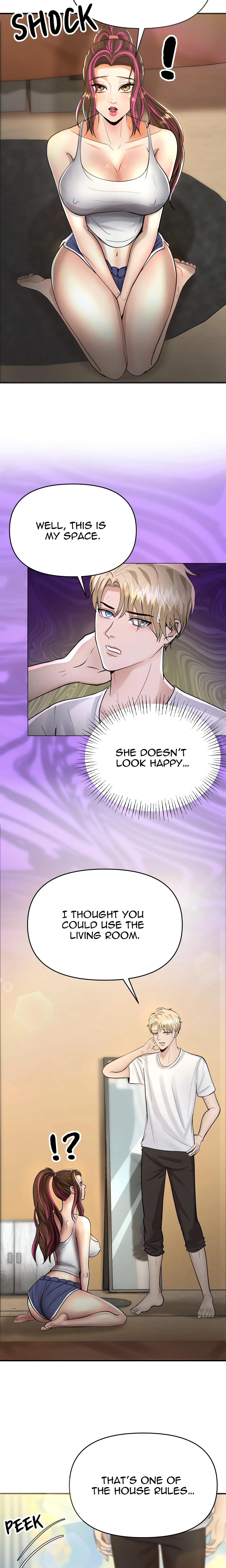Read Disaster Roommates (Uncensored) chapter 2 image 6 on Lezhin
