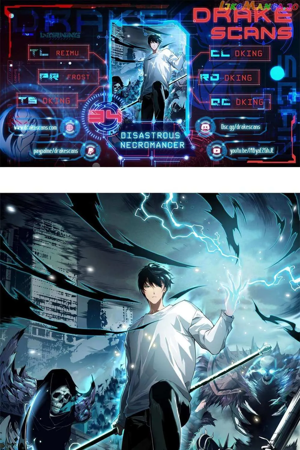 Read Disastrous Necromancer chapter 34 image 2 on Lezhin
