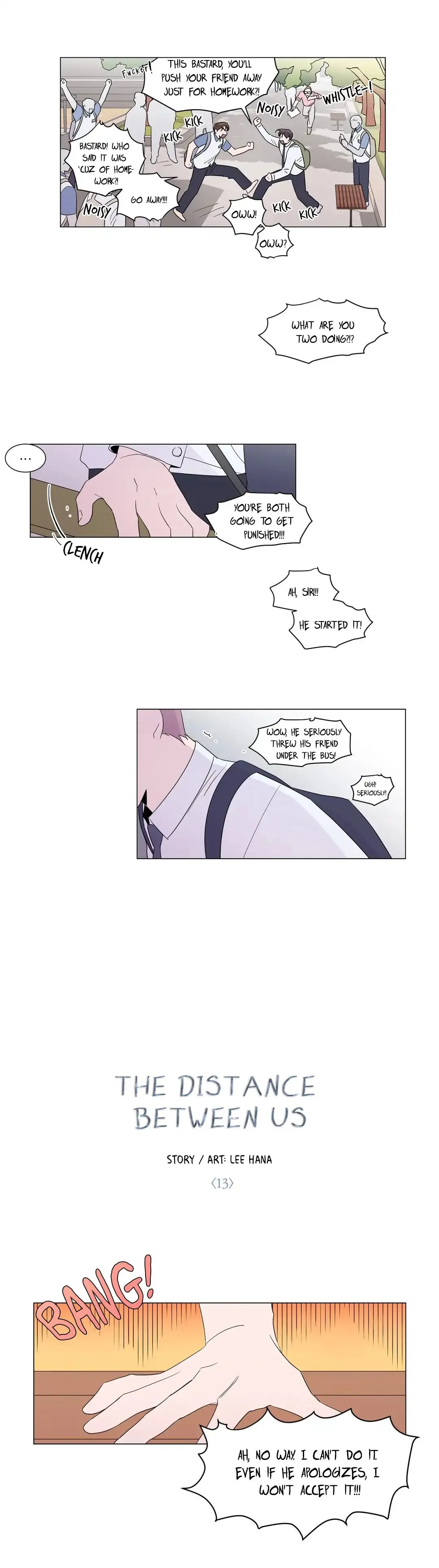 Read Distance Between Us chapter 13 image 2 on Lezhin