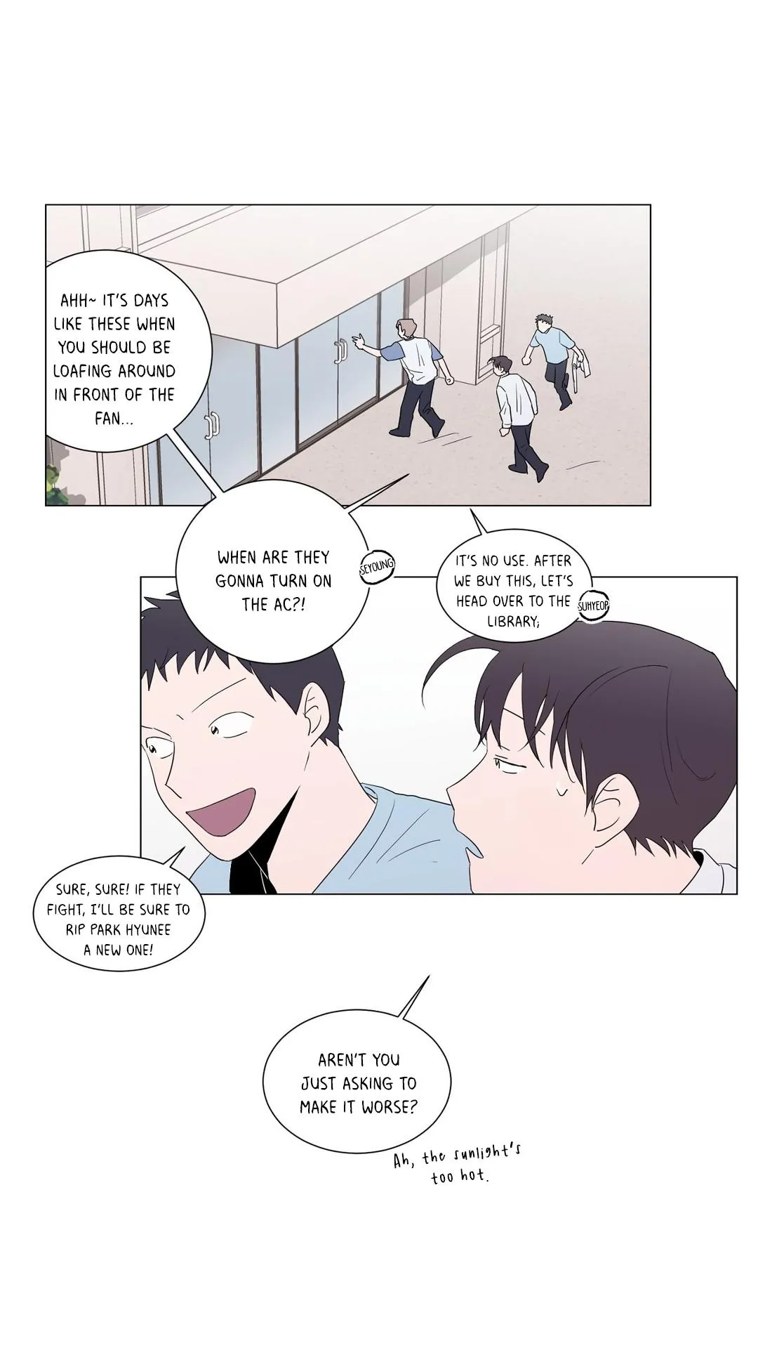 Read Distance Between Us chapter 14 image 11 on Lezhin