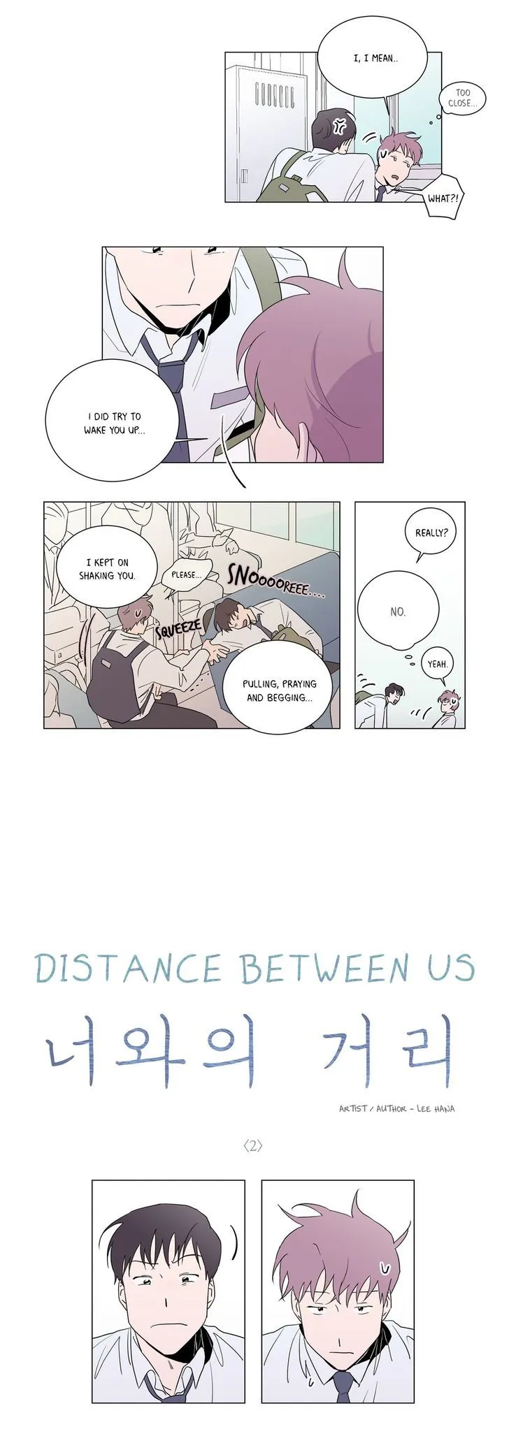 Read Distance Between Us chapter 2 image 5 on Lezhin