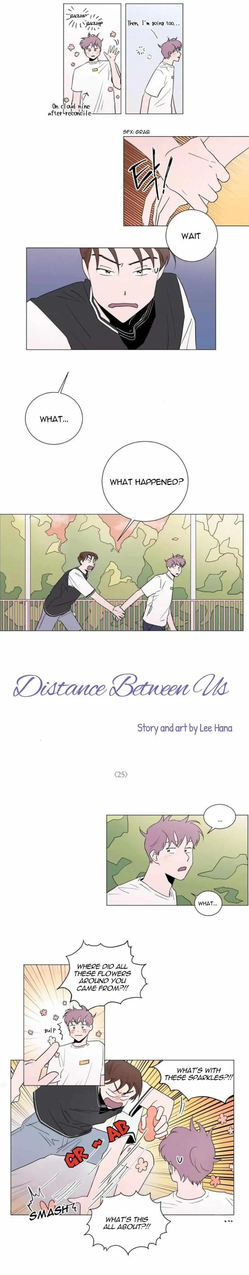 Read Distance Between Us chapter 25 image 3 on Lezhin