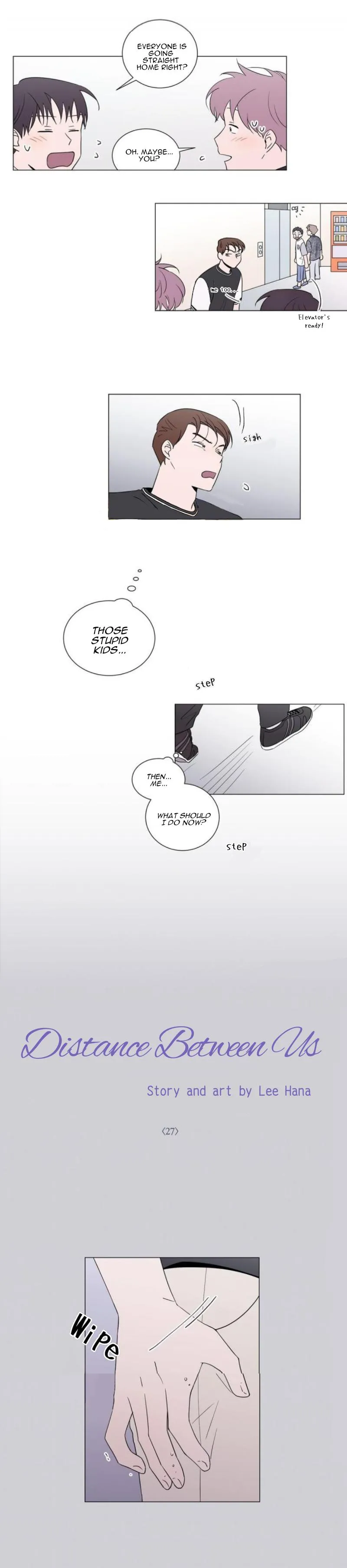 Read Distance Between Us chapter 27 image 1 on Lezhin