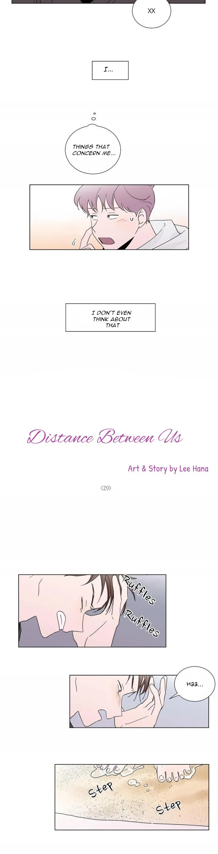 Read Distance Between Us chapter 29 image 2 on Lezhin