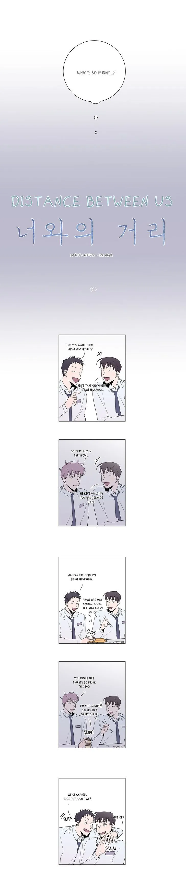 Read Distance Between Us chapter 6 image 3 on Lezhin