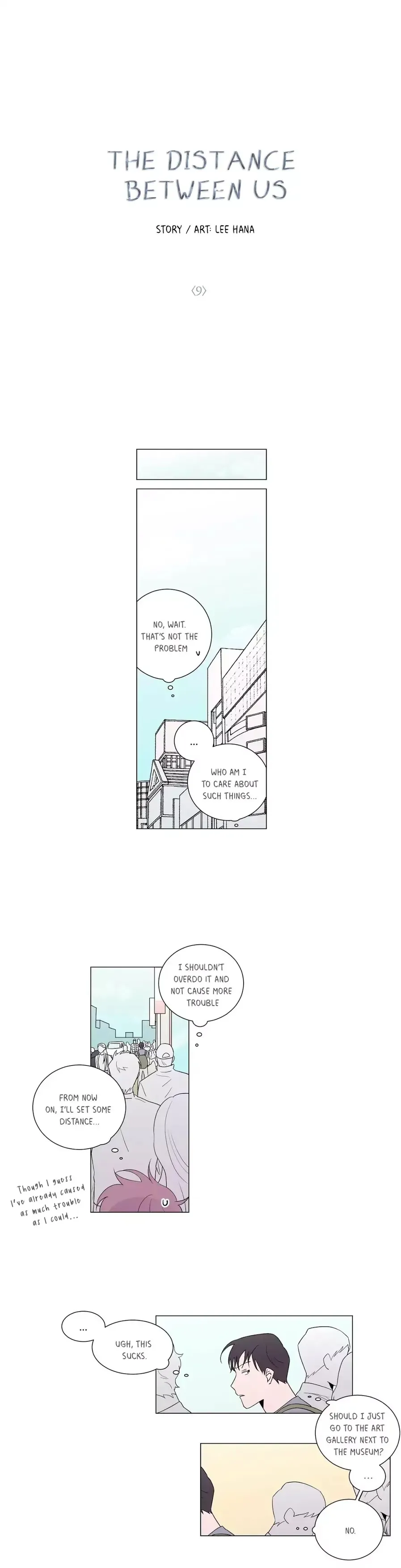 Read Distance Between Us chapter 9 image 4 on Lezhin