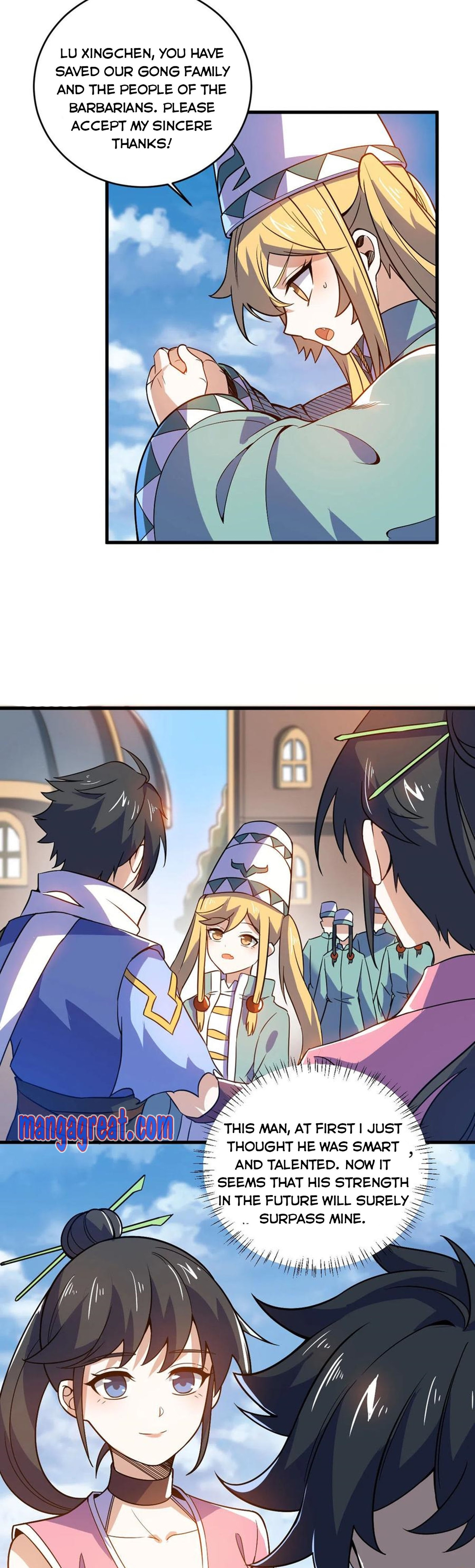 Read Divine Emperor (Colored) chapter 95 image 8 on Lezhin
