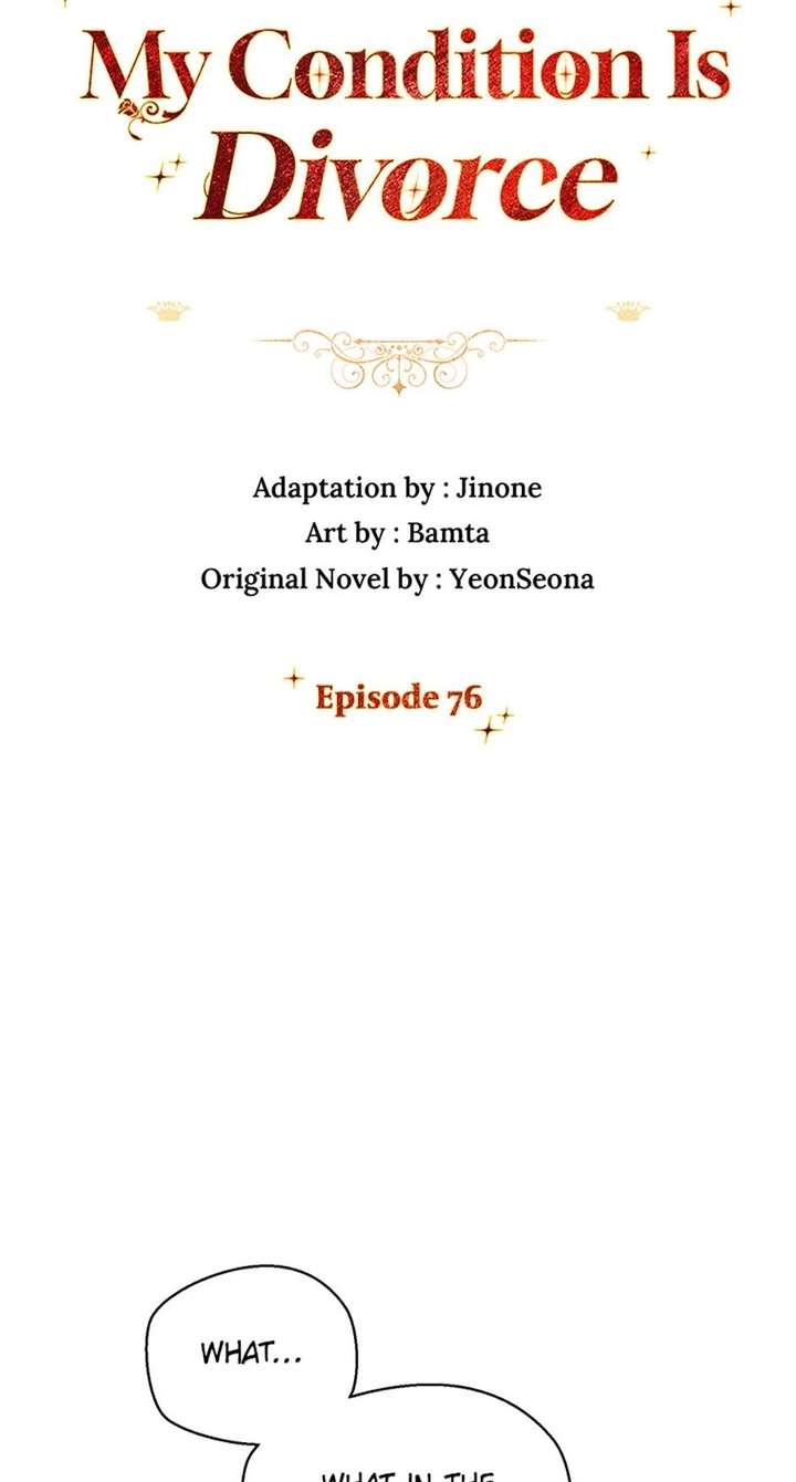 Divorce is the Condition Chapter 76 page 60 - 