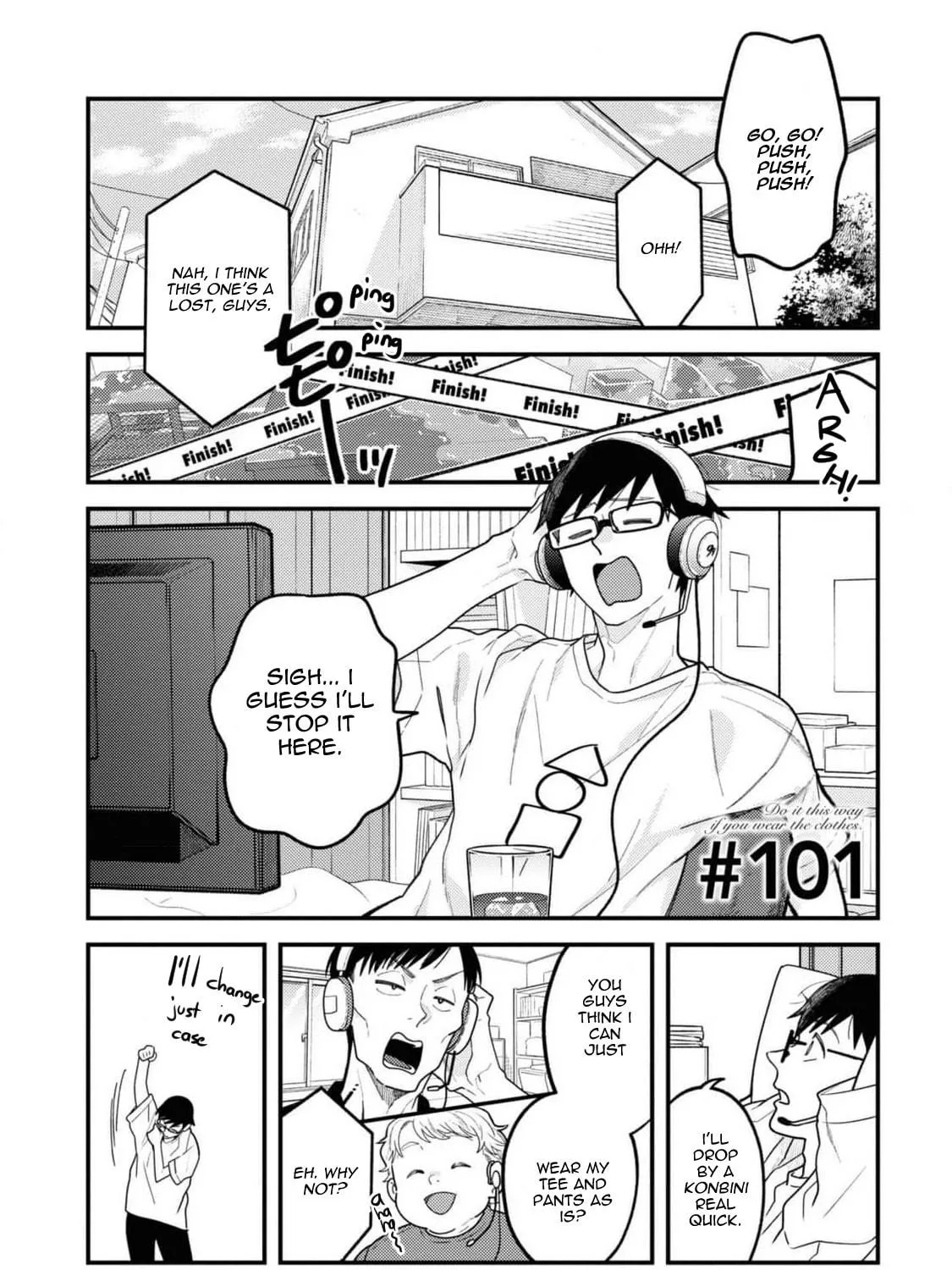 Do it this way if you wear the clothes. Chapter 101 page 9 - 