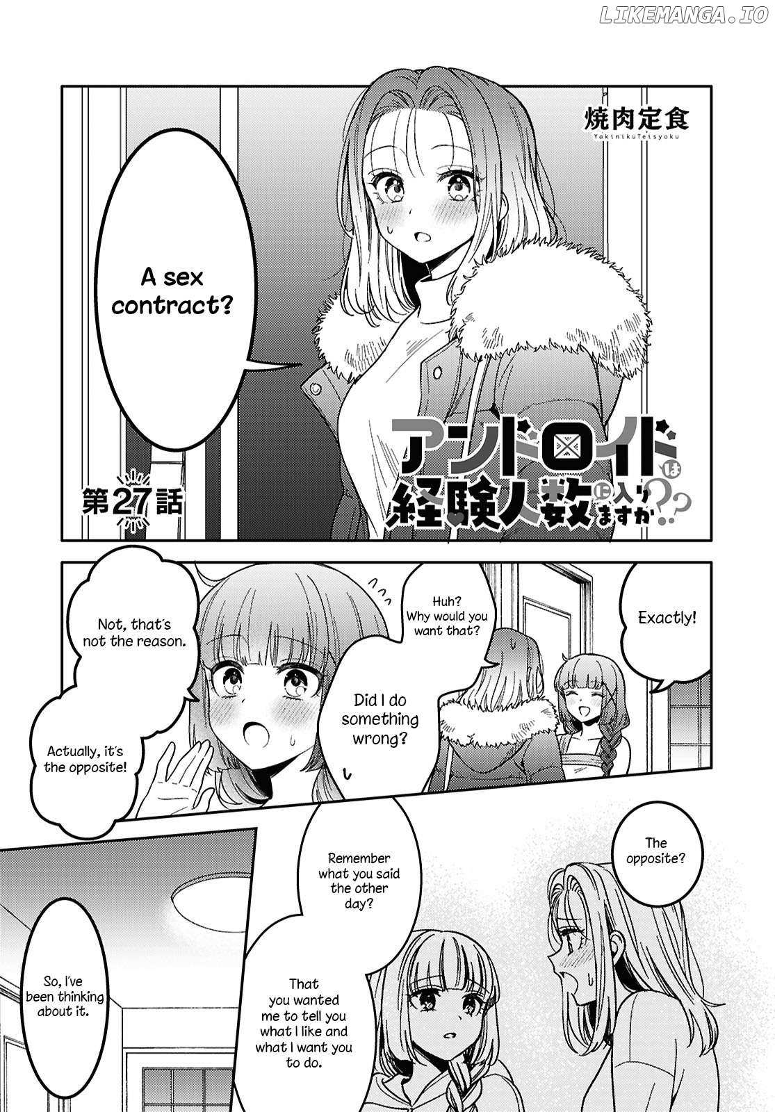 Read Does It Count if Your First Time Is With an Android? chapter 27 image 1 on Lezhin