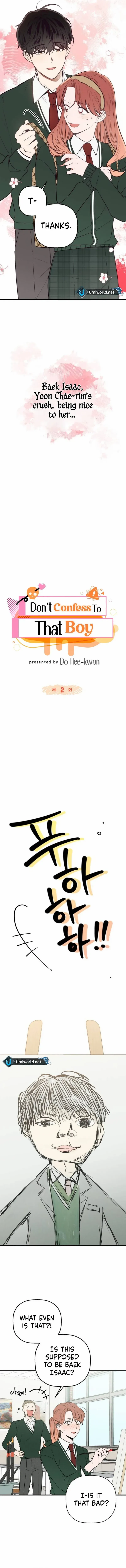 Read Don’t confess to that boy chapter 2 image 2 on Lezhin