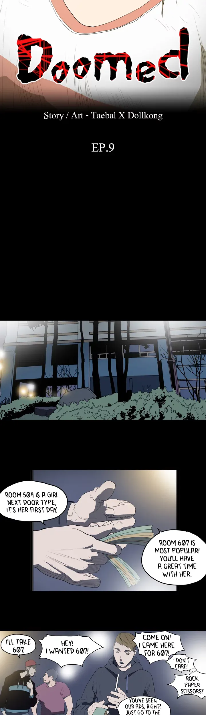 Read Doomed chapter 9 image 3 on Lezhin