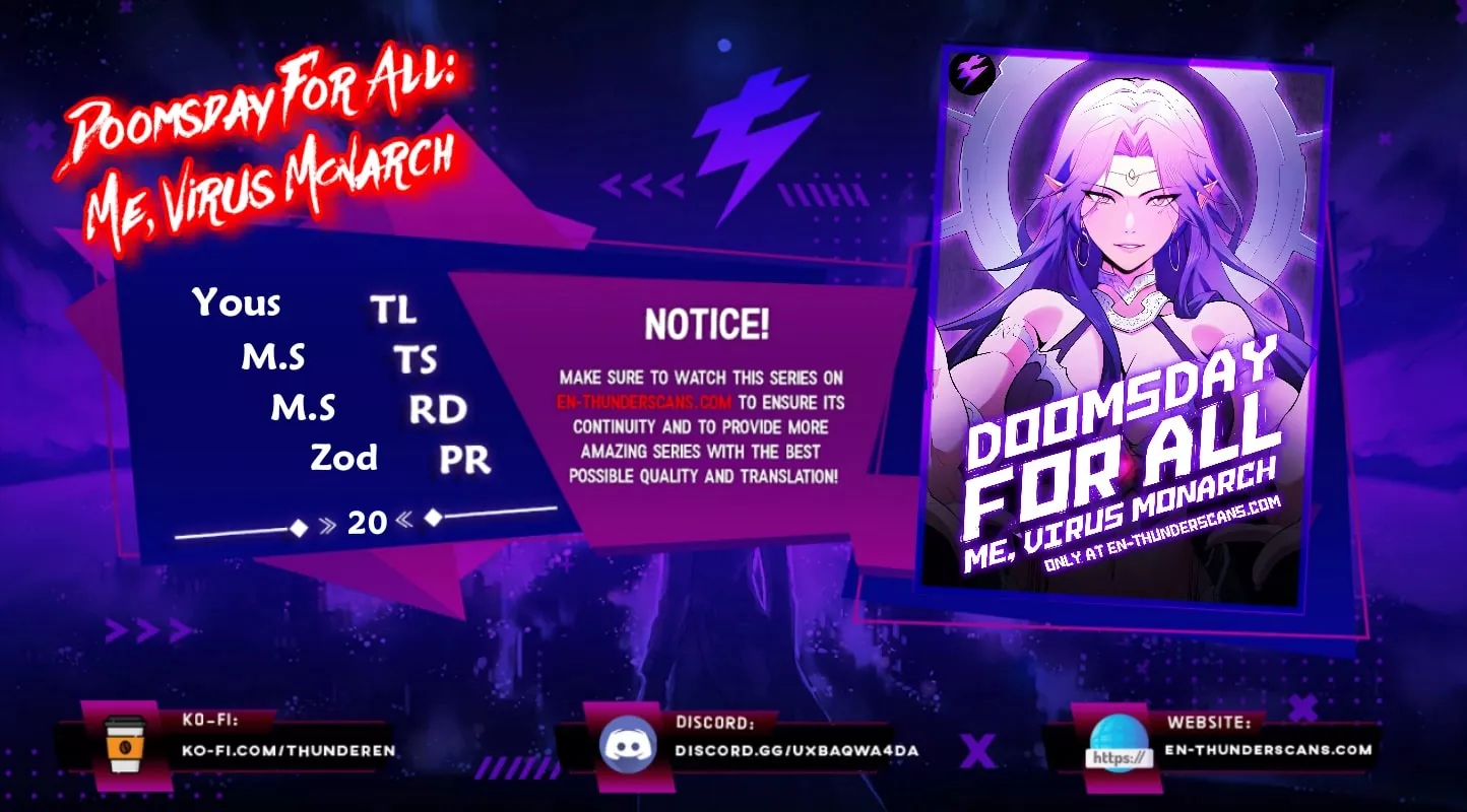 Read Doomsday: Virus Monarch chapter 20 image 0 on Lezhin