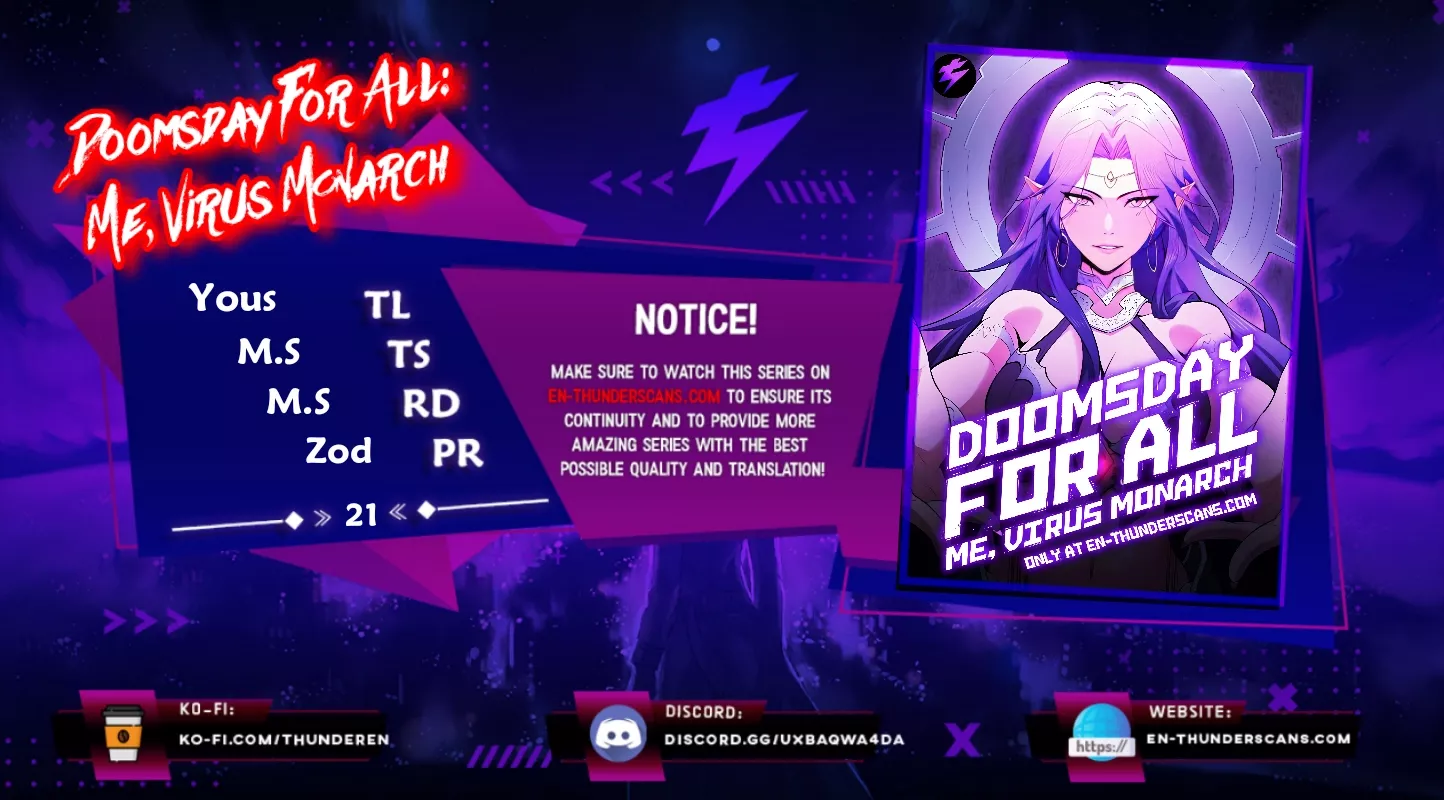 Read Doomsday: Virus Monarch chapter 21 image 0 on Lezhin