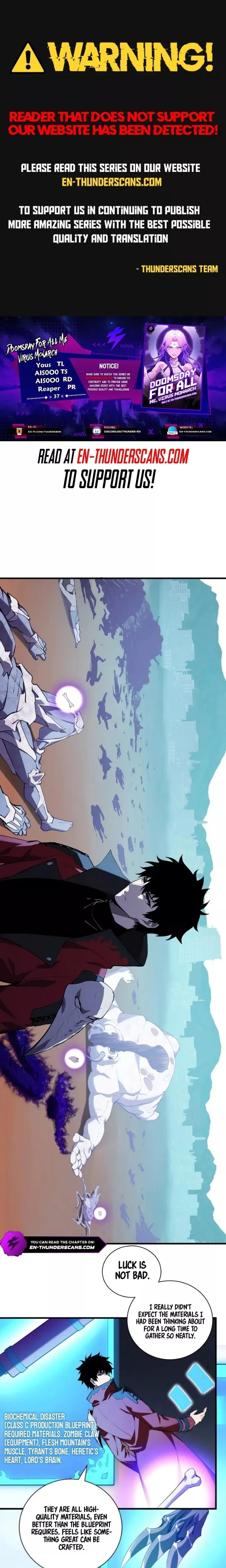 Read Doomsday: Virus Monarch chapter 37 image 0 on Lezhin