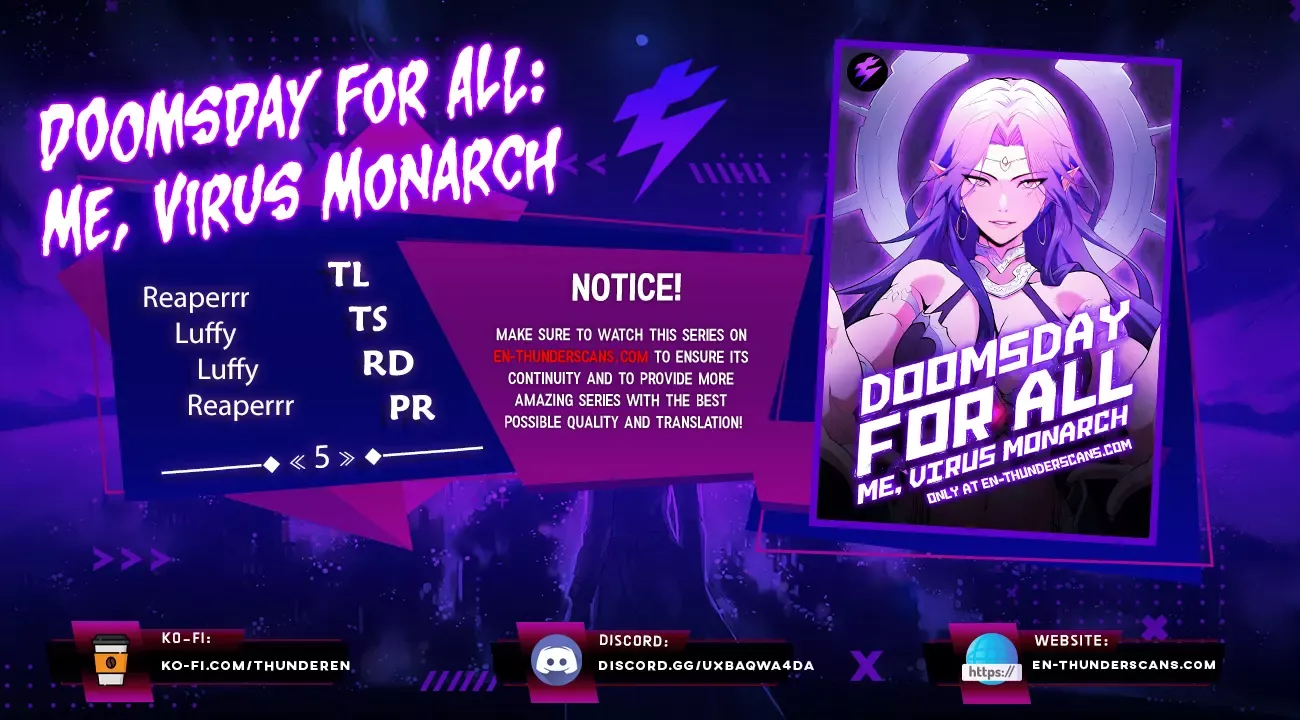 Read Doomsday: Virus Monarch chapter 5 image 0 on Lezhin