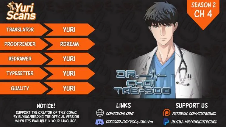 Read Dr. Choi Tae-Soo chapter 32 image 0 on Lezhin