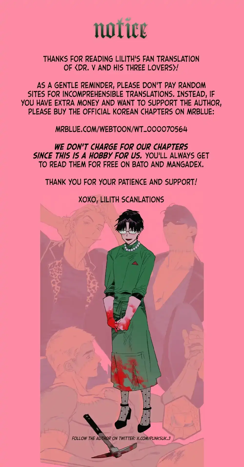 Read Dr. V and His Three Lovers chapter 18 image 165 on Lezhin