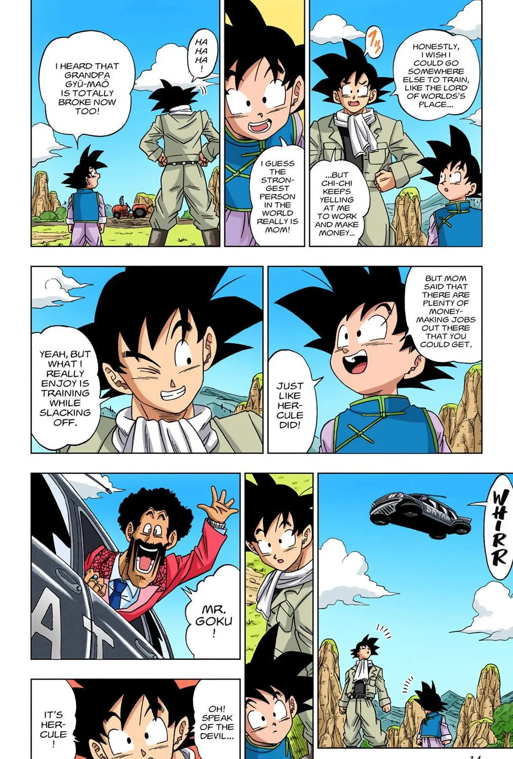 Read Dragon Ball Super (Colored) chapter 1 image 18 on Lezhin