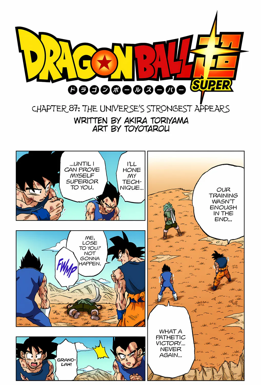 Read Dragon Ball Super (Colored) chapter 87 image 2 on Lezhin