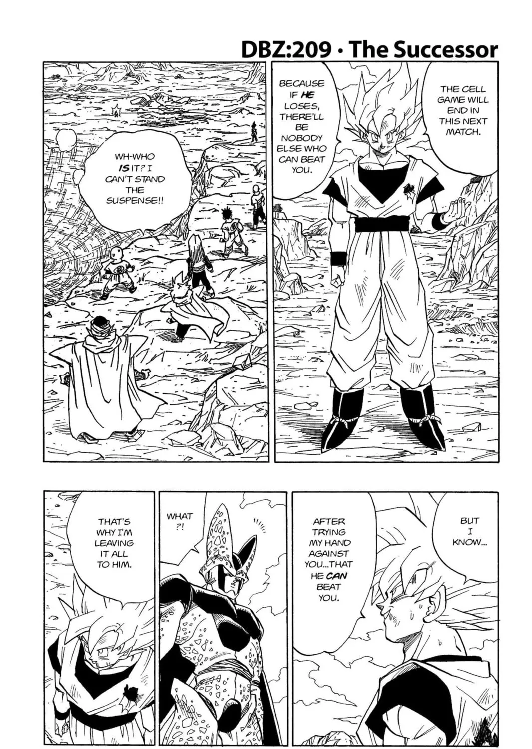 Read Dragon Ball Z chapter 209 image 0 on Lezhin