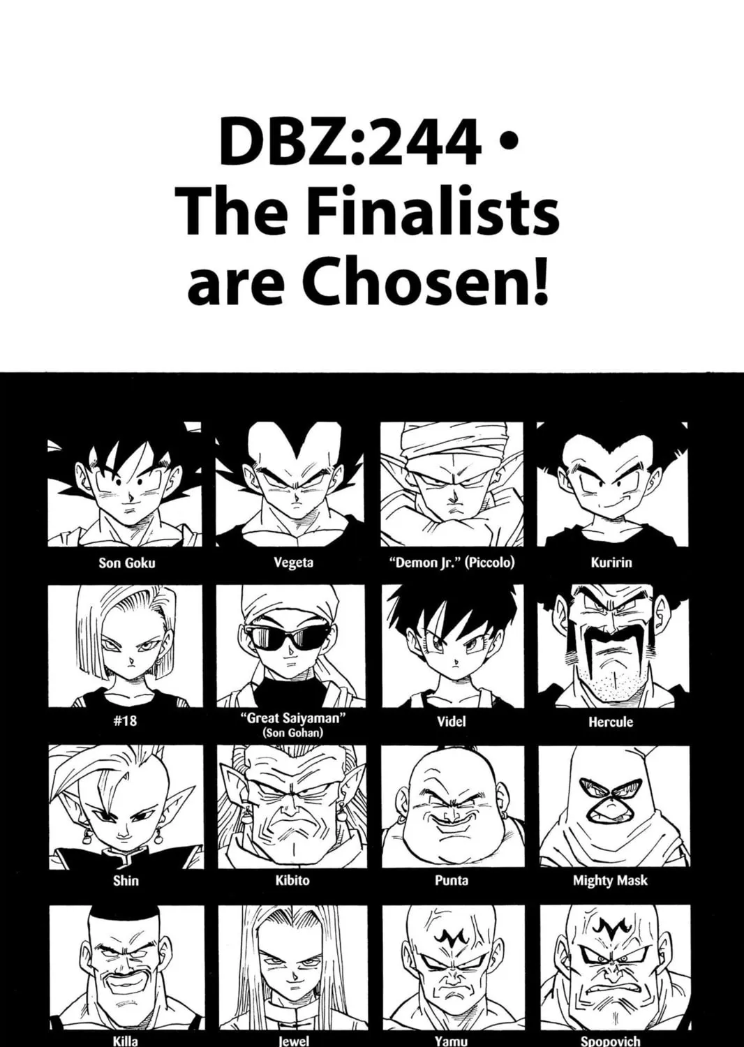 Read Dragon Ball Z chapter 244 image 0 on Lezhin