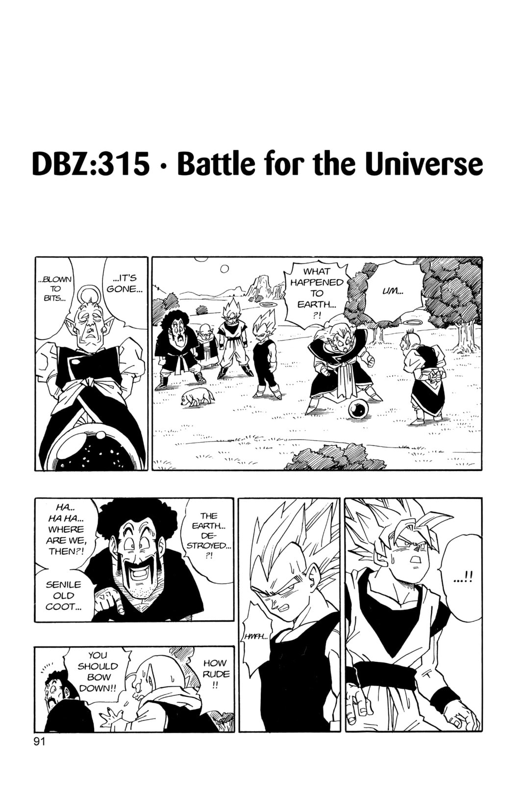 Read Dragon Ball chapter 315 image 0 on Lezhin