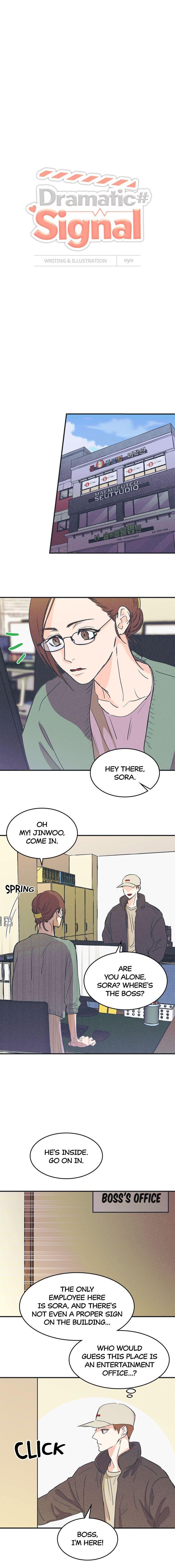 Read Dramatic Signal chapter 3 image 0 on Lezhin