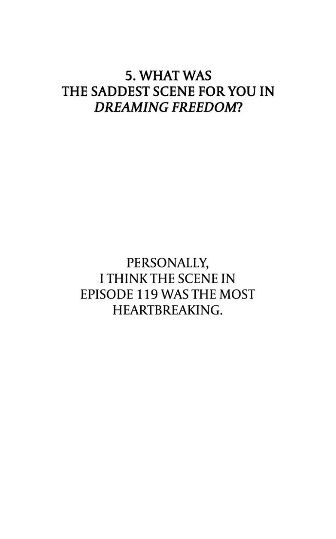 Read Dreaming Freedom chapter 169.5 image 25 on Lezhin