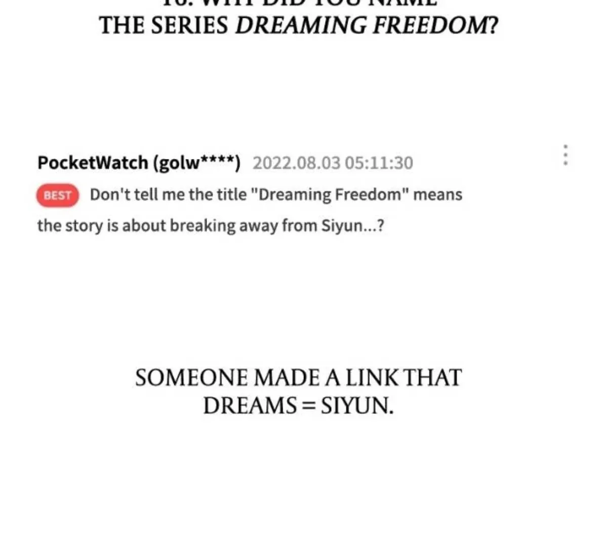 Dreaming Freedom Chapter 184.5 page 88 - 