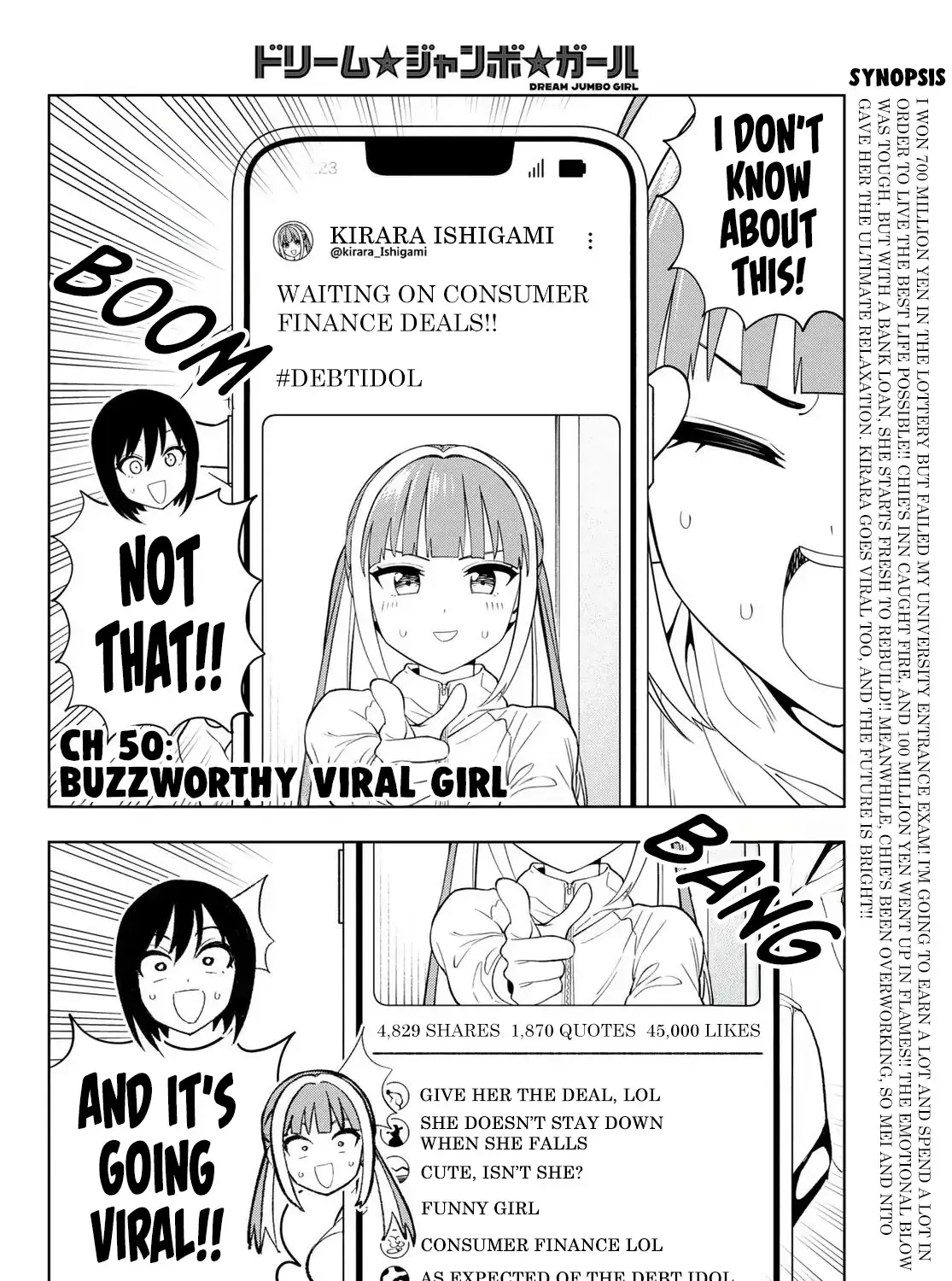 Read Dream☆Jumbo☆Girl chapter 50 image 3 on Lezhin