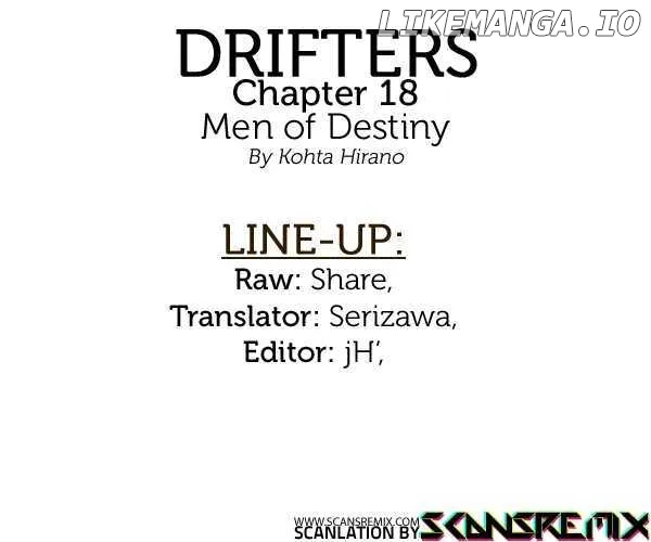 Read Drifters  Manga chapter 18 image 1 on Lezhin