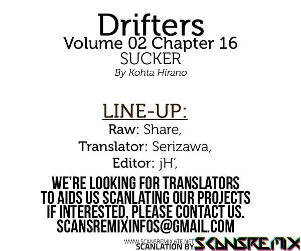Read Drifters chapter 16 image 0 on Lezhin