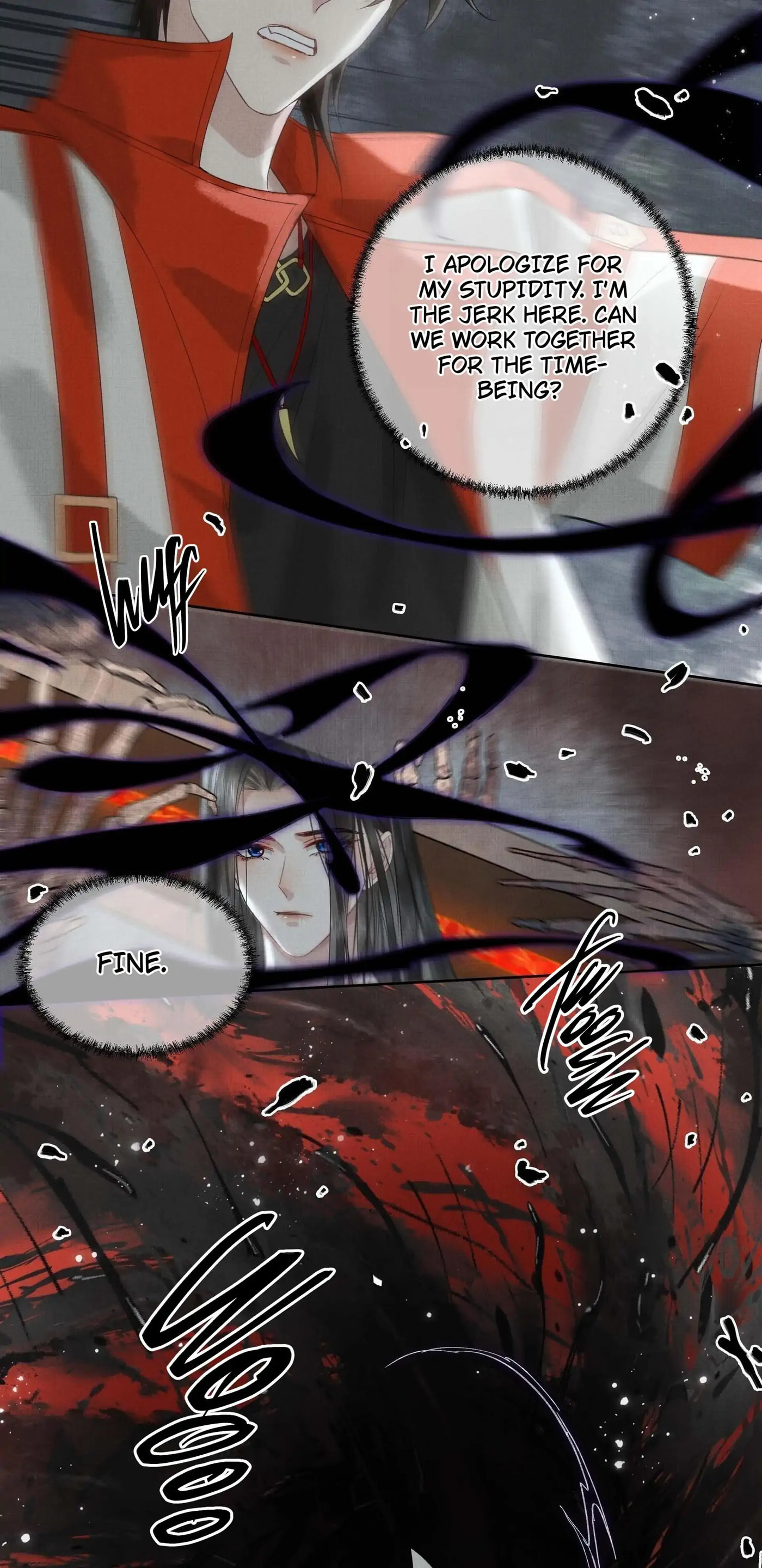 Read Drowning Sorrows in Raging Fire chapter 23 image 3 on Lezhin