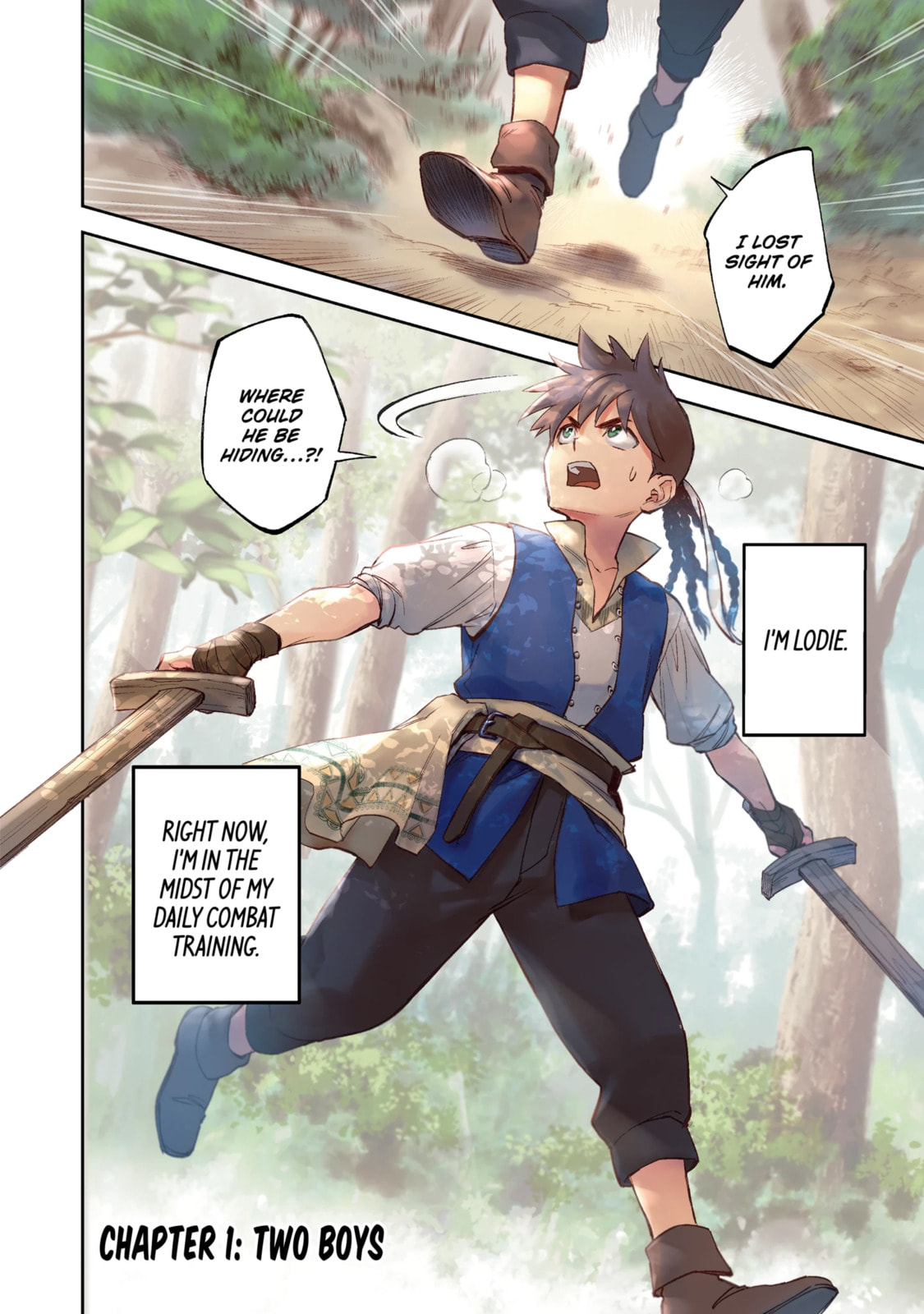 Read Dualing Fighters chapter 1.1 image 1 on Lezhin
