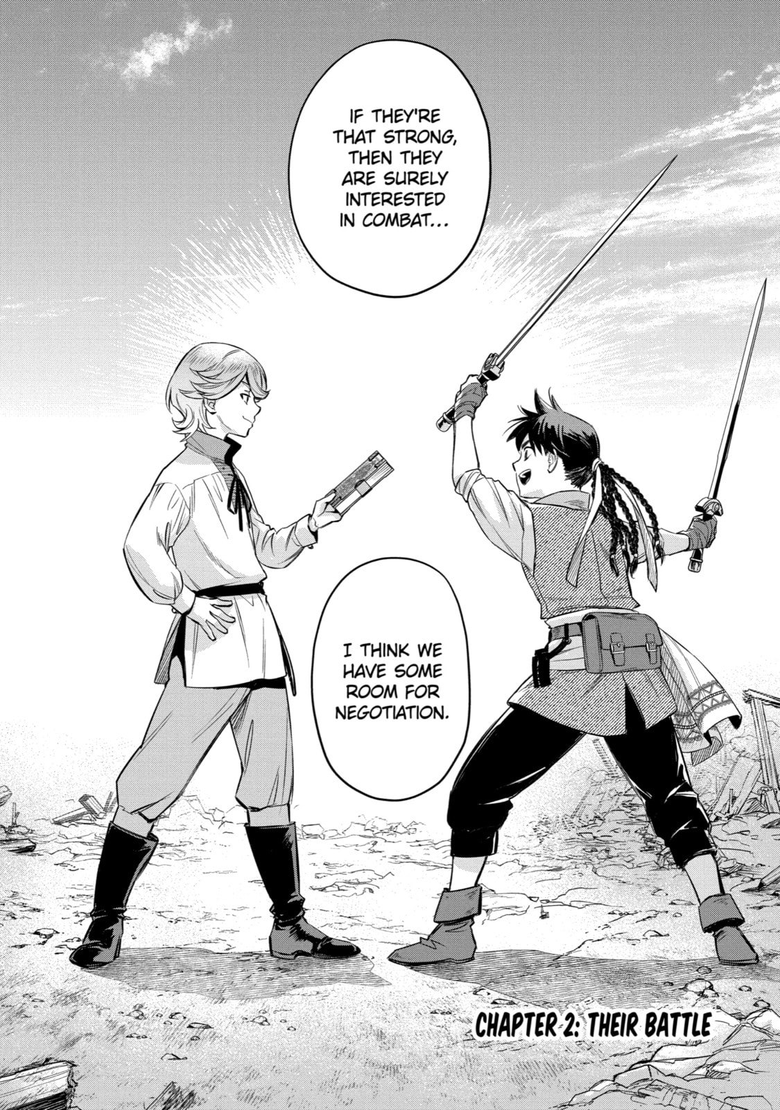 Read Dualing Fighters chapter 2 image 1 on Lezhin