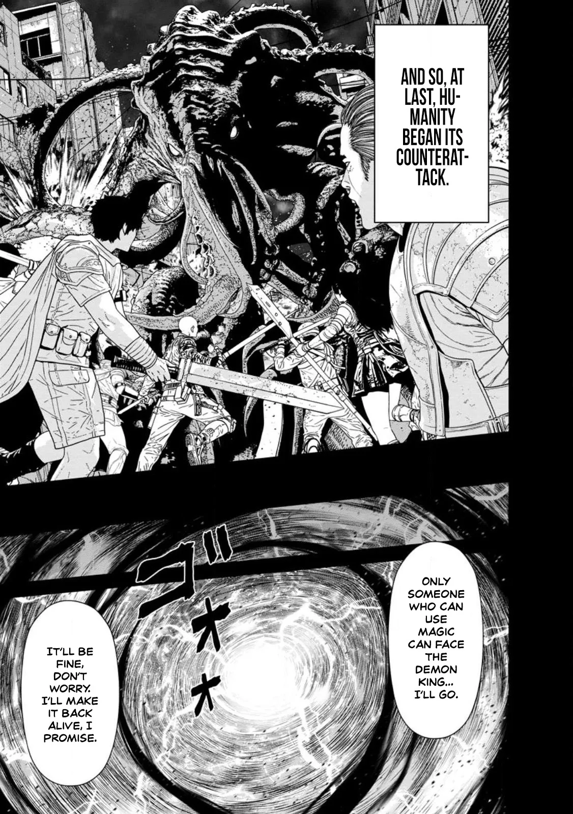 Dungeon de Tatakaitsuzukete 20-nen no Doutei Yuusha, Chijou ni Modottara Danjoubi 1:1000 no Sekai Datta Chapter 2.1 page 9 - 