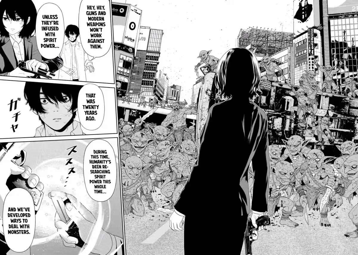 Dungeon de Tatakaitsuzukete 20-nen no Doutei Yuusha, Chijou ni Modottara Danjoubi 1:1000 no Sekai Datta Chapter 3 page 50 - 