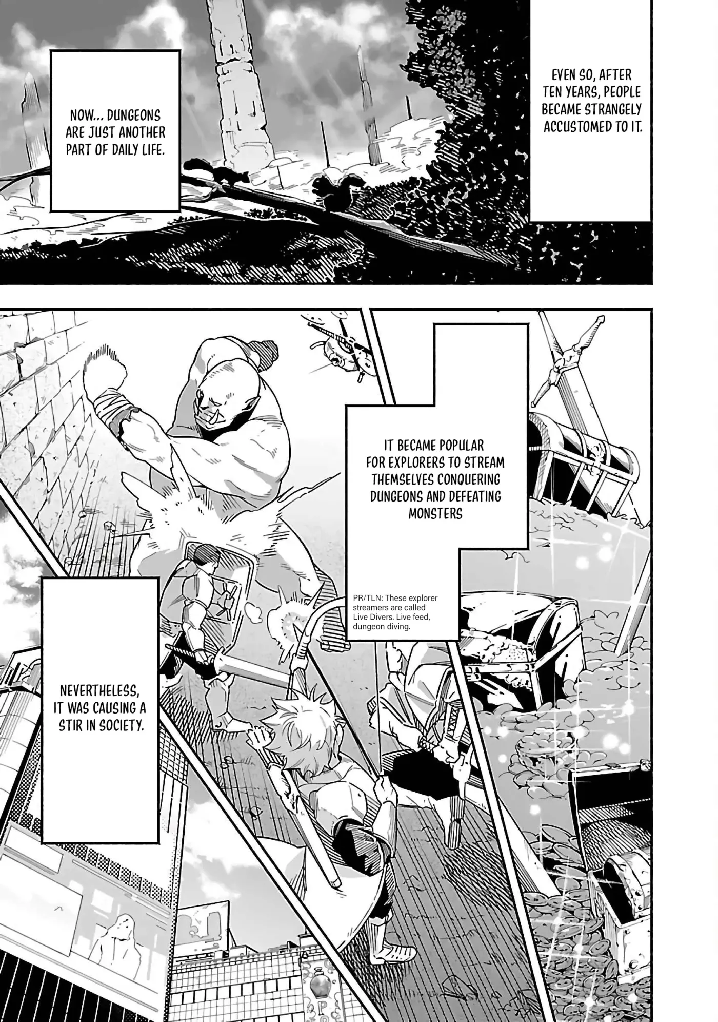 [Dungeon] Hitodasuke shitara, Shiran Toko de Bazutteta Ken Chapter 1 page 8 - 