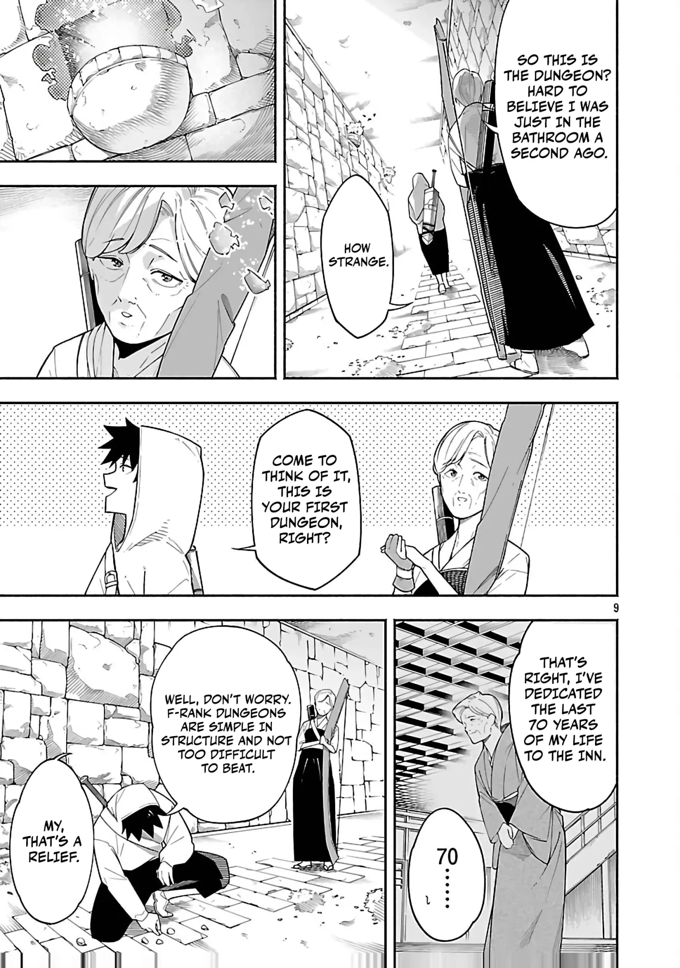 [Dungeon] Hitodasuke shitara, Shiran Toko de Bazutteta Ken Chapter 3 page 11 - 