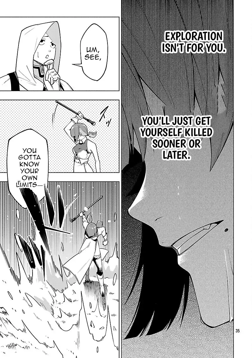 [Dungeon] Hitodasuke shitara, Shiran Toko de Bazutteta Ken Chapter 7 page 35 - 