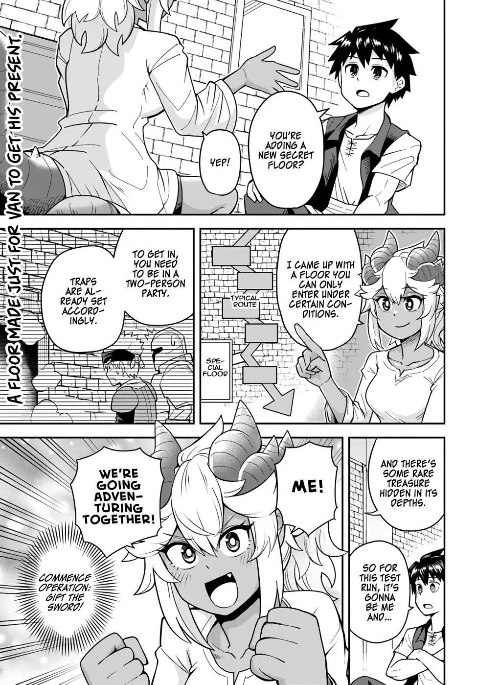 Read Dungeon no Osananajimi chapter 33.1 image 1 on Lezhin