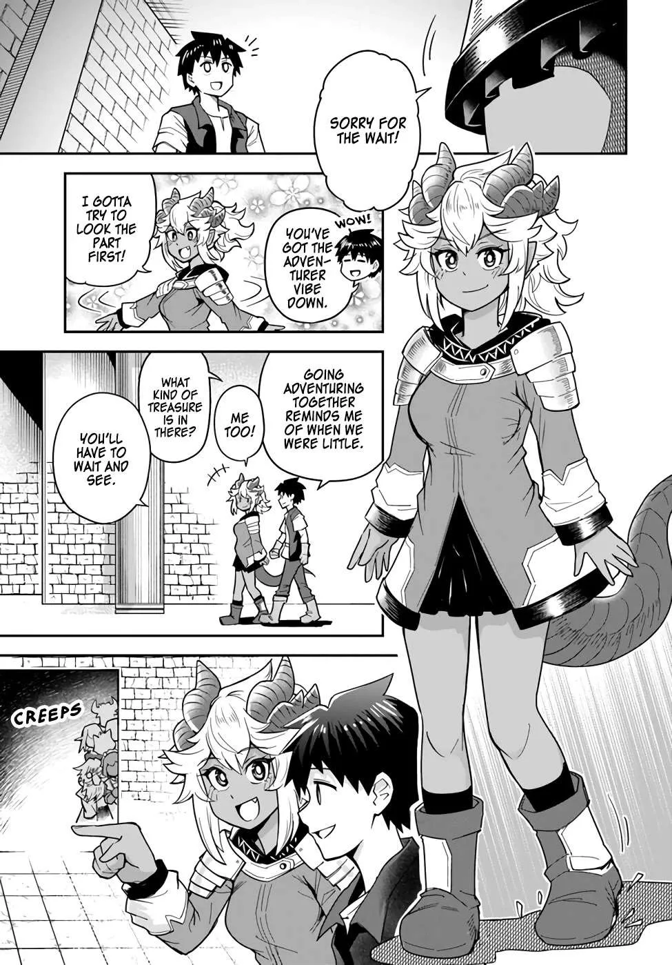 Read Dungeon no Osananajimi chapter 33.1 image 3 on Lezhin
