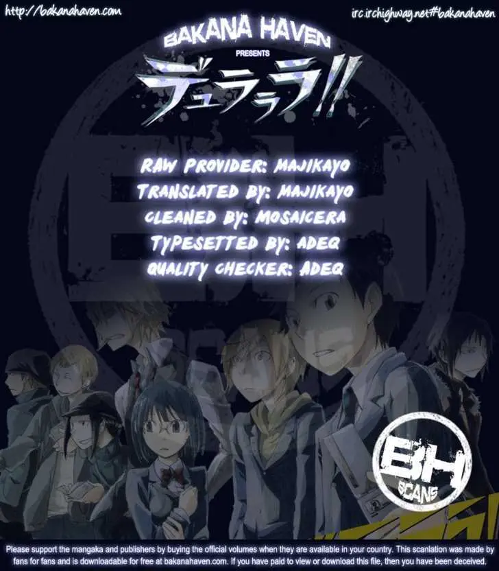 Read Durarara!! chapter 10 image 30 on Lezhin