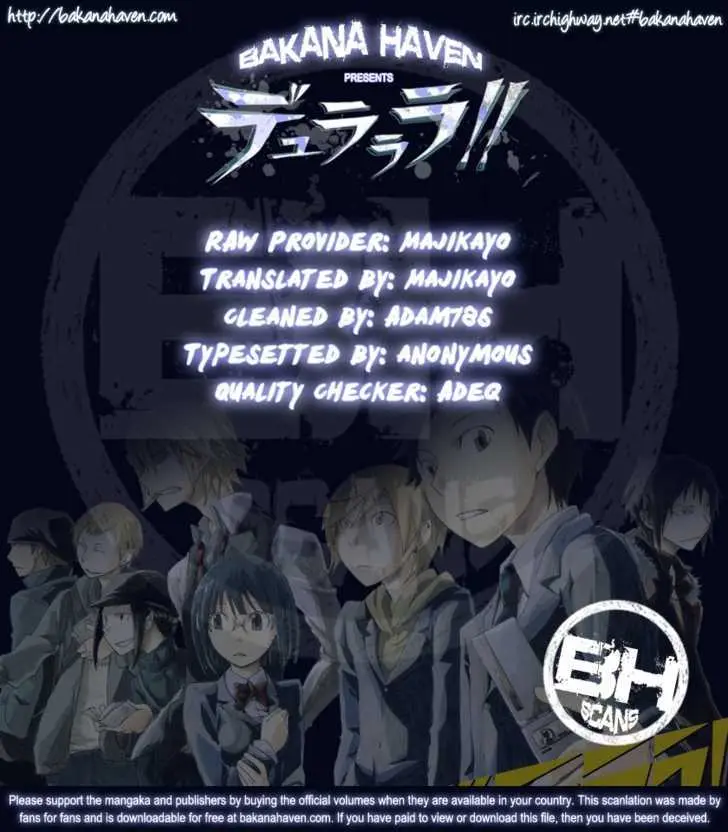 Read Durarara!! chapter 9 image 23 on Lezhin