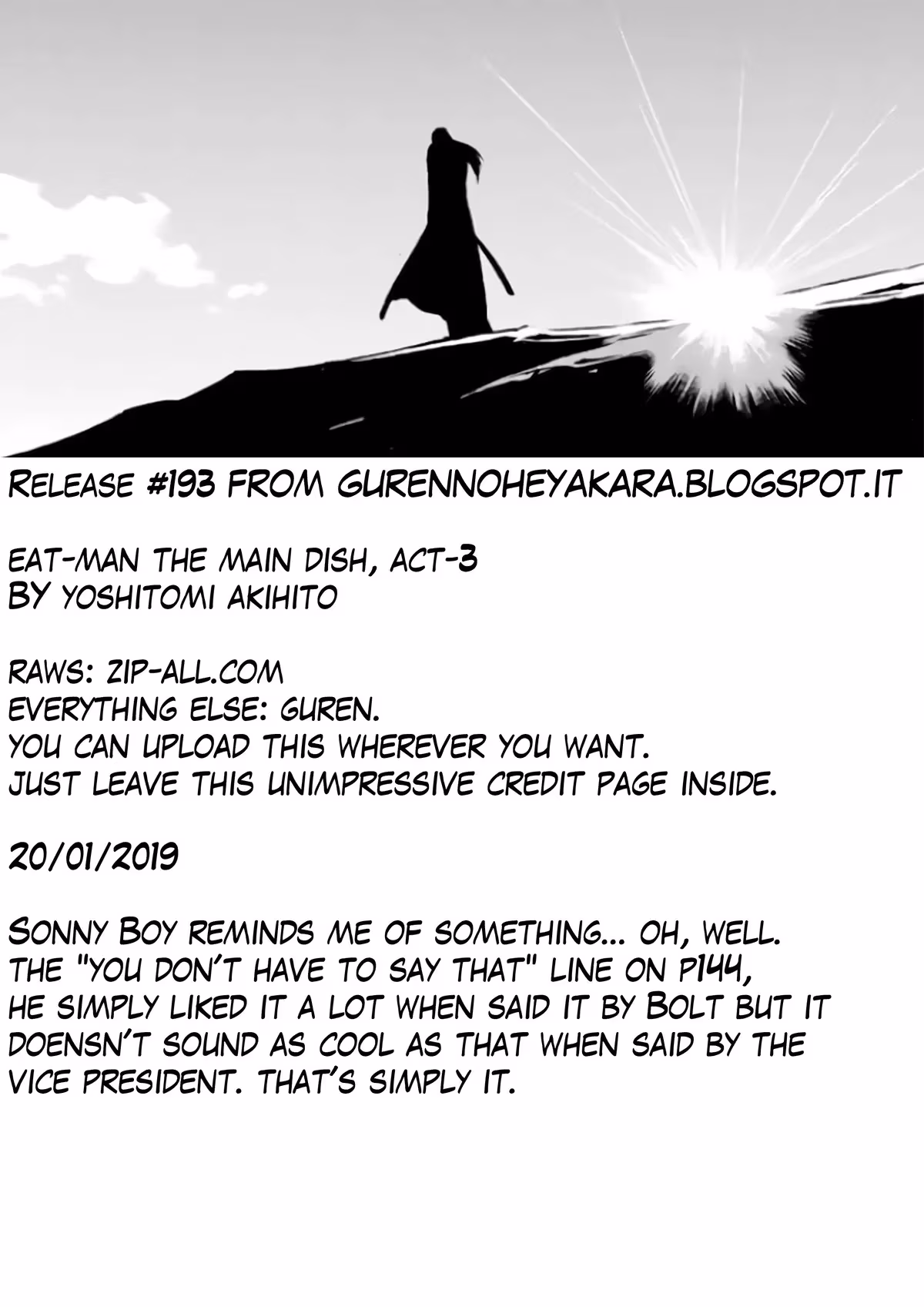 Eat-Man: The Main Dish Chapter 3 page 38 - 