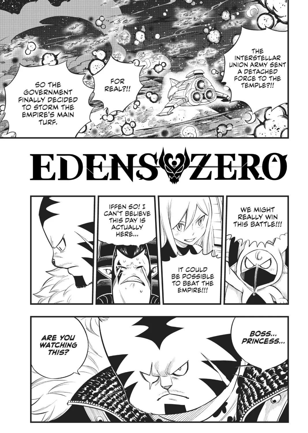 Read EDENS ZERO chapter 157 image 0 on Lezhin