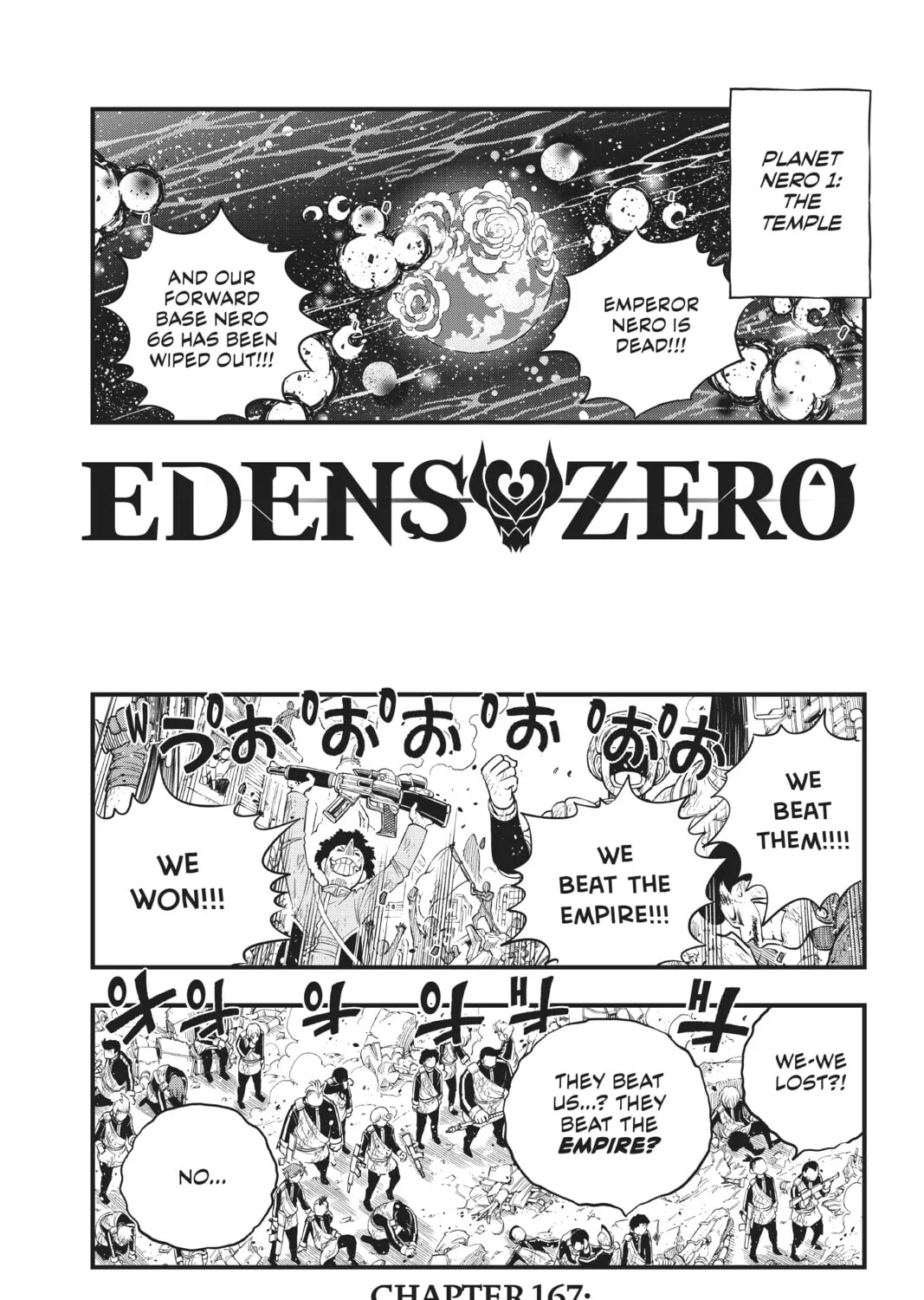 Read EDENS ZERO chapter 167 image 0 on Lezhin