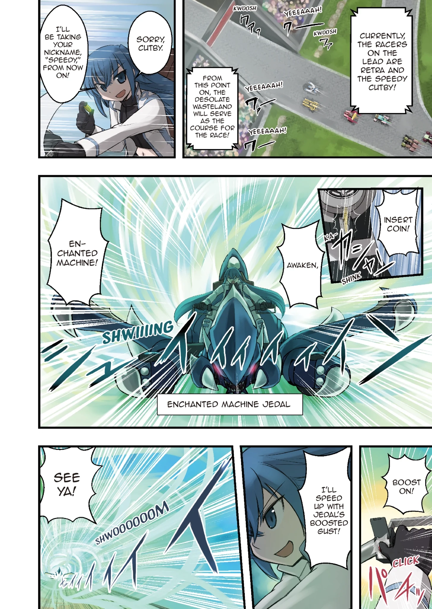 Read Enchanted Racer chapter 4 image 3 on Lezhin